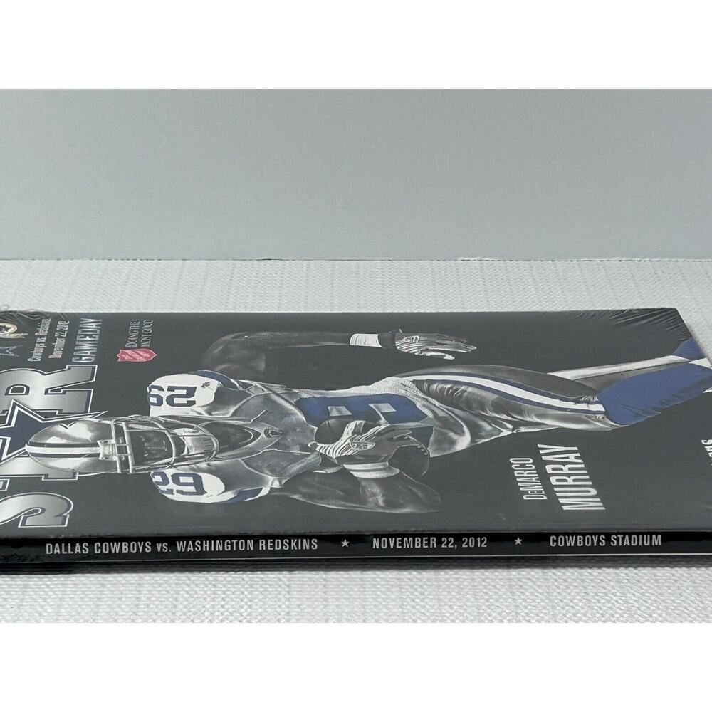 Sealed 2012 Demarco‎ Murray #29 Dallas Cowboys vs Redskins Magazine Program - Picture 11 of 11